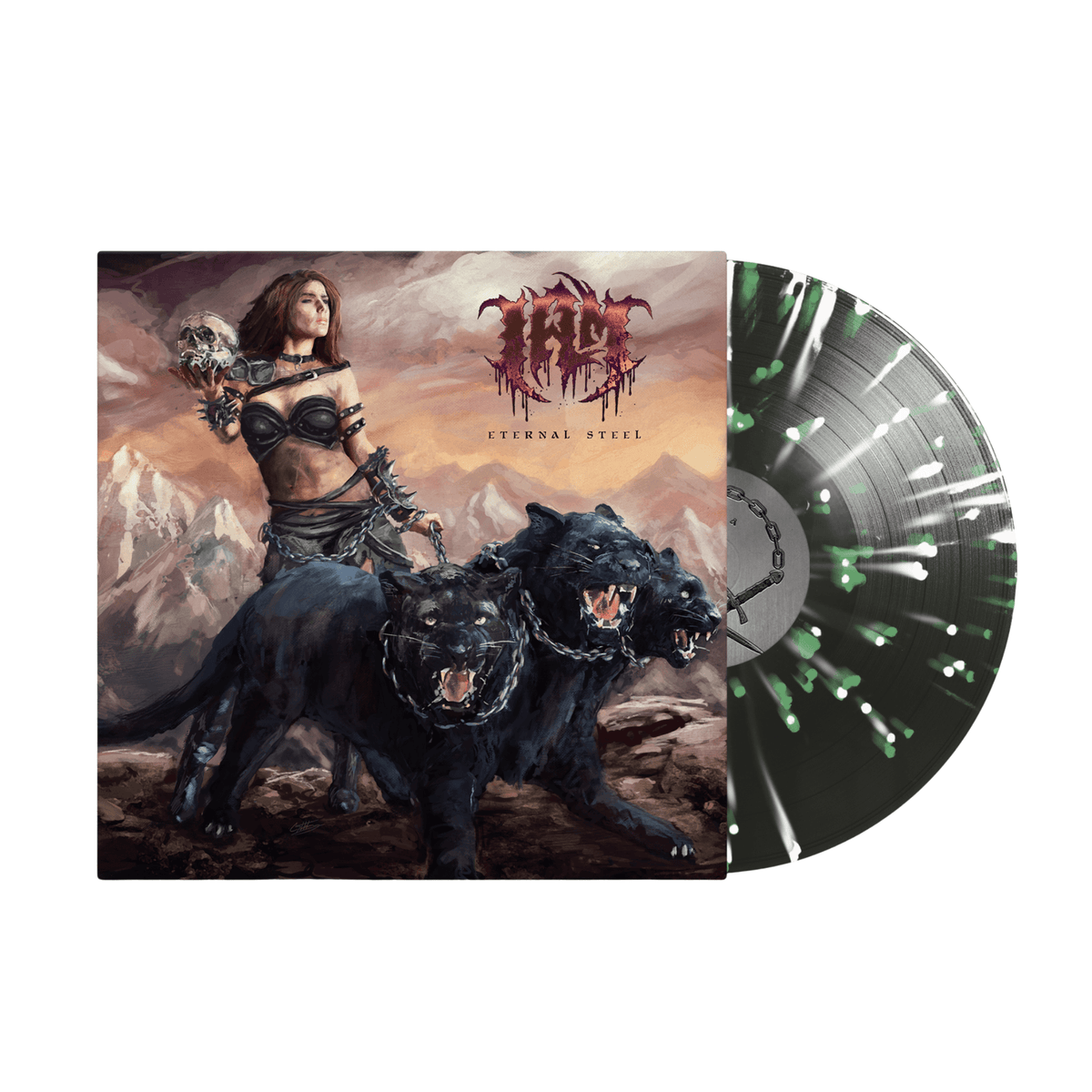 I Am - Eternal Steel [Vinyle effet éclaboussures de glace noire]